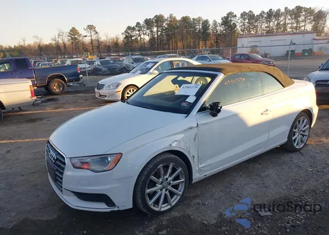 2015 Audi A3 2.0T Premium z USA, uszkodzony, nr VIN WAU7FLFF2F1060212